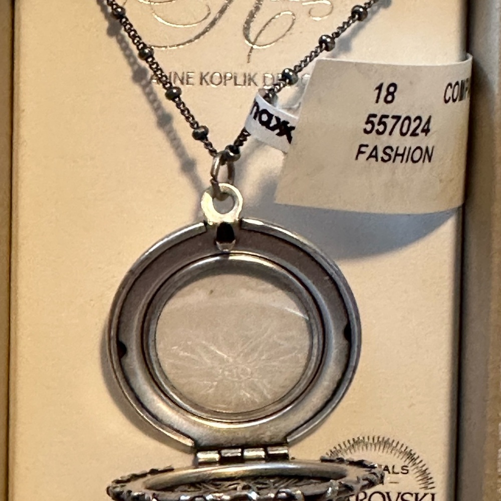 🆕Anne Koplic Swarovski locket - Picture 4 of 5